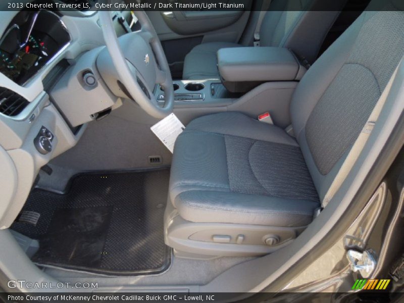 Cyber Gray Metallic / Dark Titanium/Light Titanium 2013 Chevrolet Traverse LS