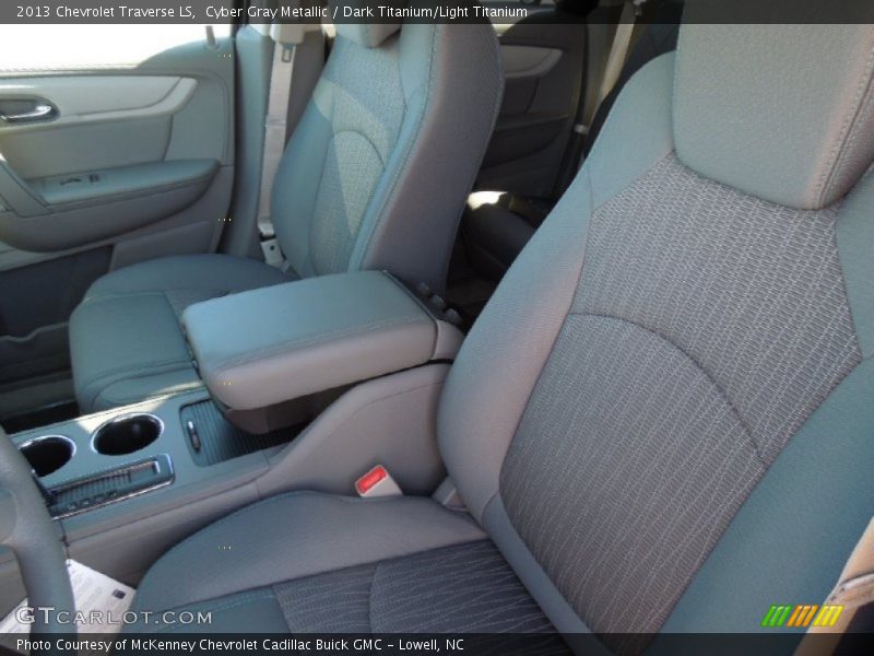 Cyber Gray Metallic / Dark Titanium/Light Titanium 2013 Chevrolet Traverse LS