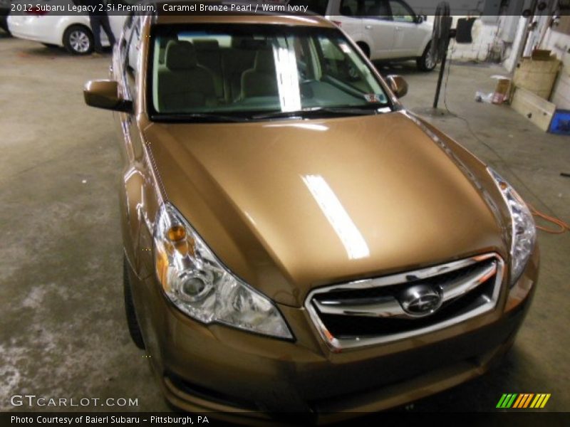 Caramel Bronze Pearl / Warm Ivory 2012 Subaru Legacy 2.5i Premium