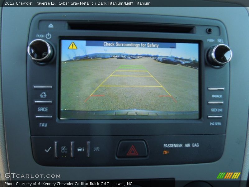 Cyber Gray Metallic / Dark Titanium/Light Titanium 2013 Chevrolet Traverse LS