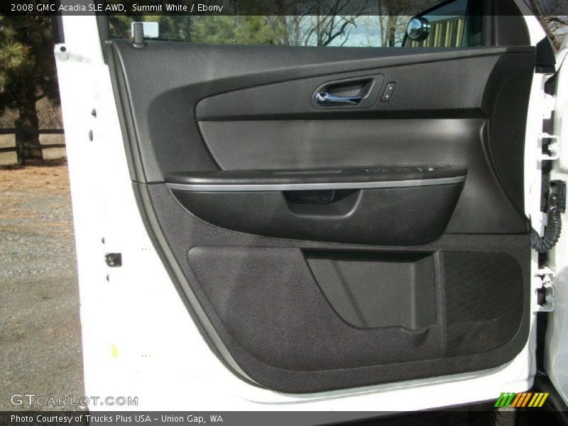 Summit White / Ebony 2008 GMC Acadia SLE AWD