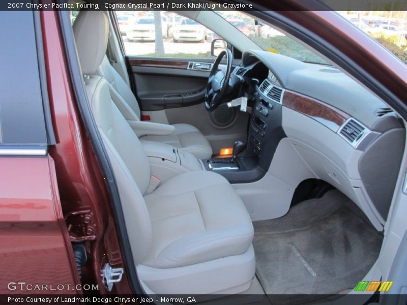 Cognac Crystal Pearl / Dark Khaki/Light Graystone 2007 Chrysler Pacifica Touring