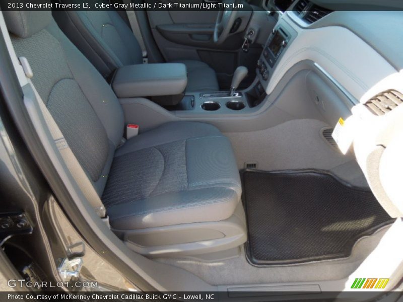 Cyber Gray Metallic / Dark Titanium/Light Titanium 2013 Chevrolet Traverse LS