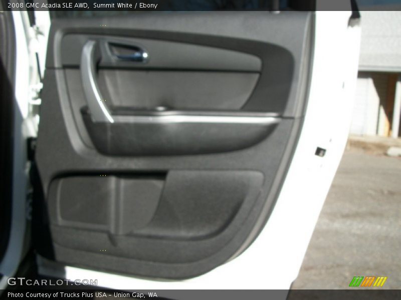 Summit White / Ebony 2008 GMC Acadia SLE AWD