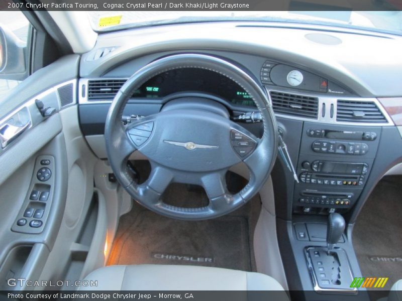 Cognac Crystal Pearl / Dark Khaki/Light Graystone 2007 Chrysler Pacifica Touring