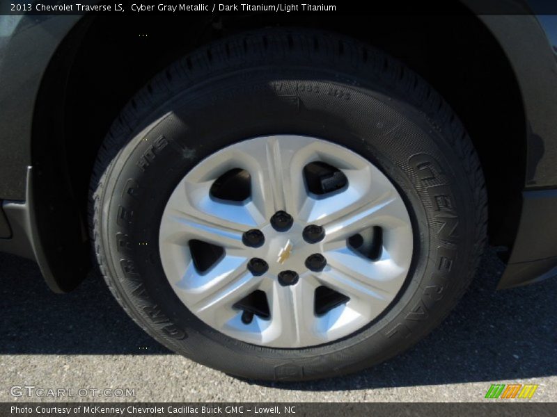 Cyber Gray Metallic / Dark Titanium/Light Titanium 2013 Chevrolet Traverse LS