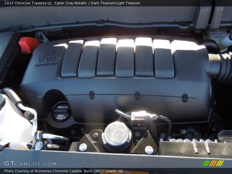 Cyber Gray Metallic / Dark Titanium/Light Titanium 2013 Chevrolet Traverse LS