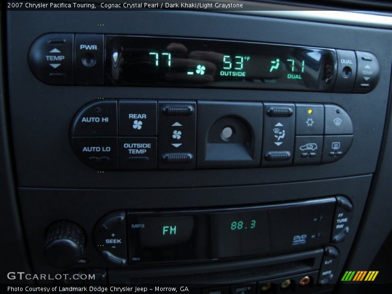 Cognac Crystal Pearl / Dark Khaki/Light Graystone 2007 Chrysler Pacifica Touring