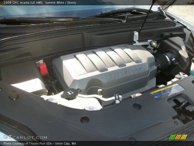 Summit White / Ebony 2008 GMC Acadia SLE AWD