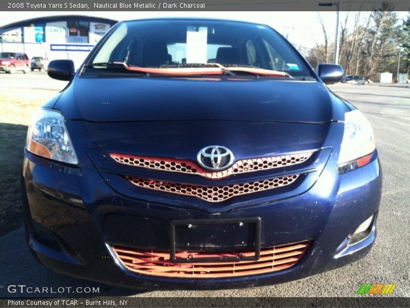 Nautical Blue Metallic / Dark Charcoal 2008 Toyota Yaris S Sedan