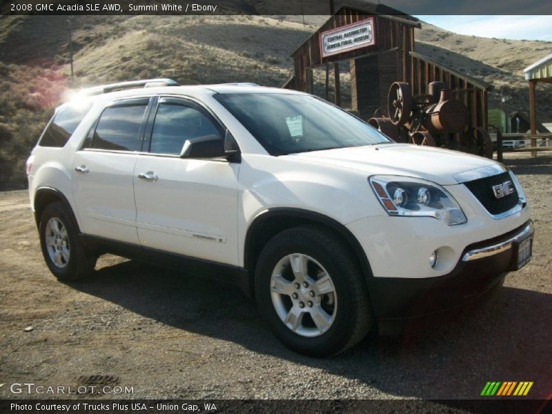 Summit White / Ebony 2008 GMC Acadia SLE AWD