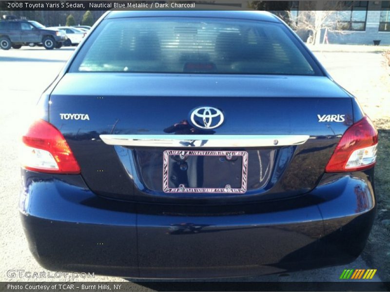 Nautical Blue Metallic / Dark Charcoal 2008 Toyota Yaris S Sedan