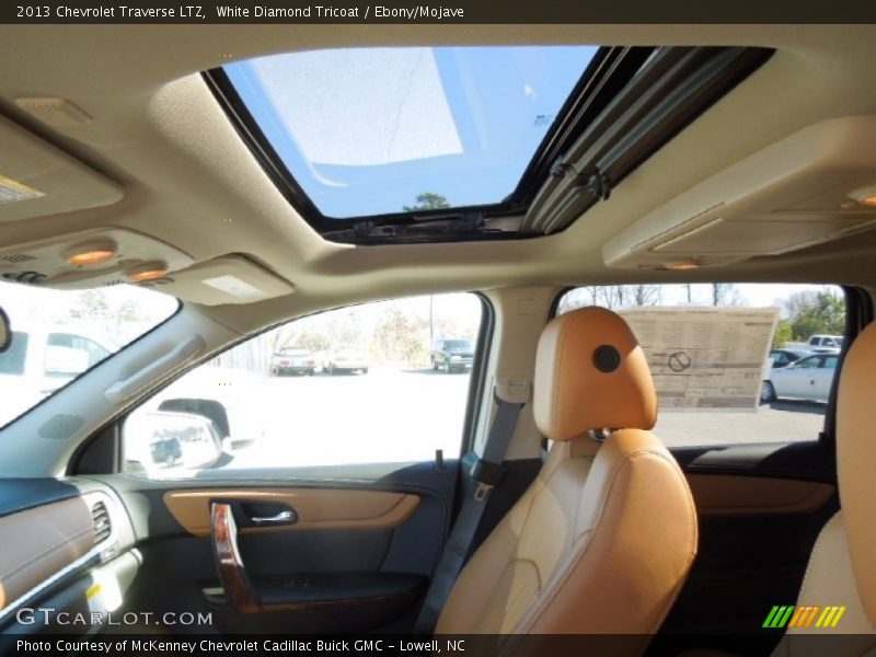 Sunroof of 2013 Traverse LTZ