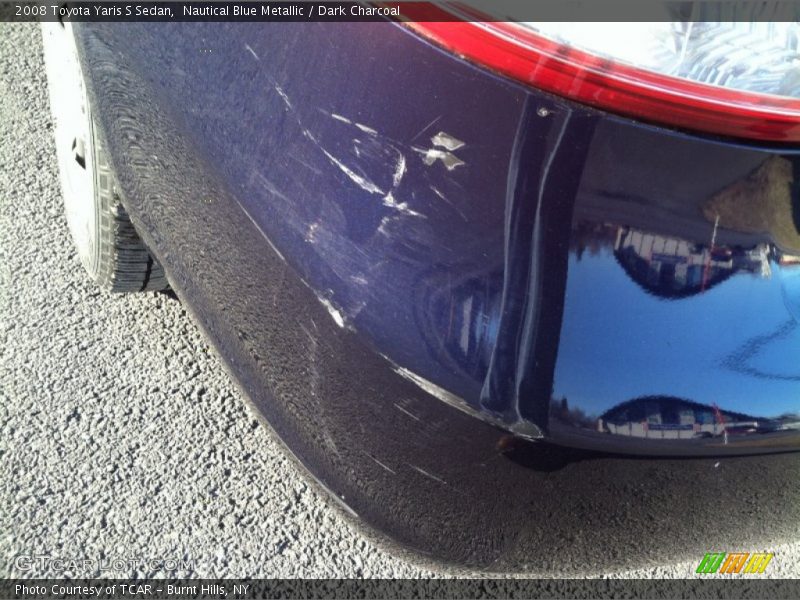 Nautical Blue Metallic / Dark Charcoal 2008 Toyota Yaris S Sedan