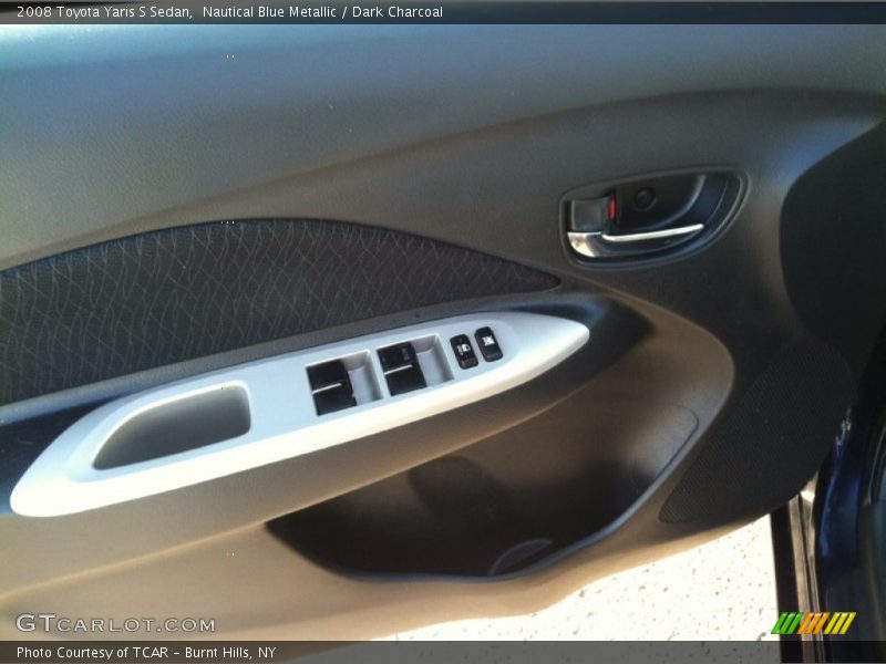 Nautical Blue Metallic / Dark Charcoal 2008 Toyota Yaris S Sedan