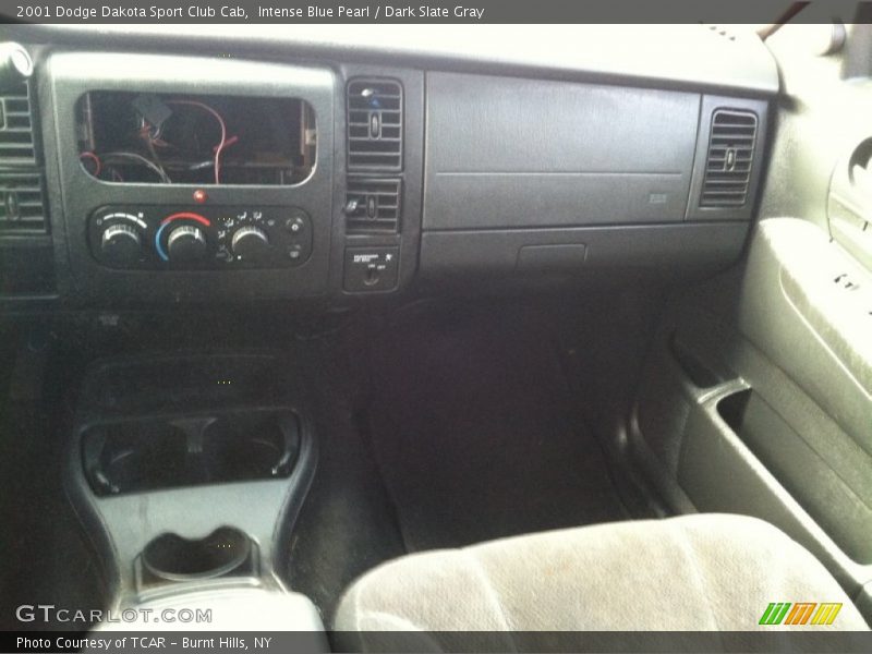 Intense Blue Pearl / Dark Slate Gray 2001 Dodge Dakota Sport Club Cab