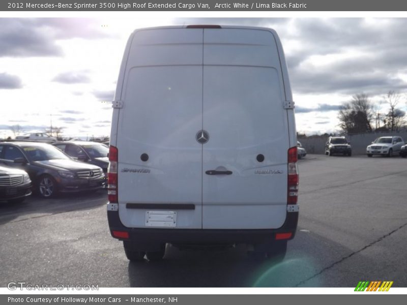 Arctic White / Lima Black Fabric 2012 Mercedes-Benz Sprinter 3500 High Roof Extended Cargo Van