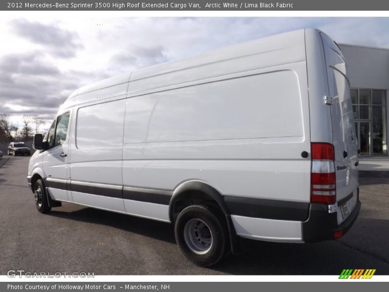 Arctic White / Lima Black Fabric 2012 Mercedes-Benz Sprinter 3500 High Roof Extended Cargo Van