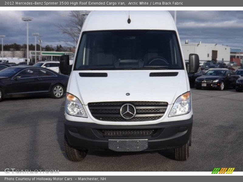 Arctic White / Lima Black Fabric 2012 Mercedes-Benz Sprinter 3500 High Roof Extended Cargo Van