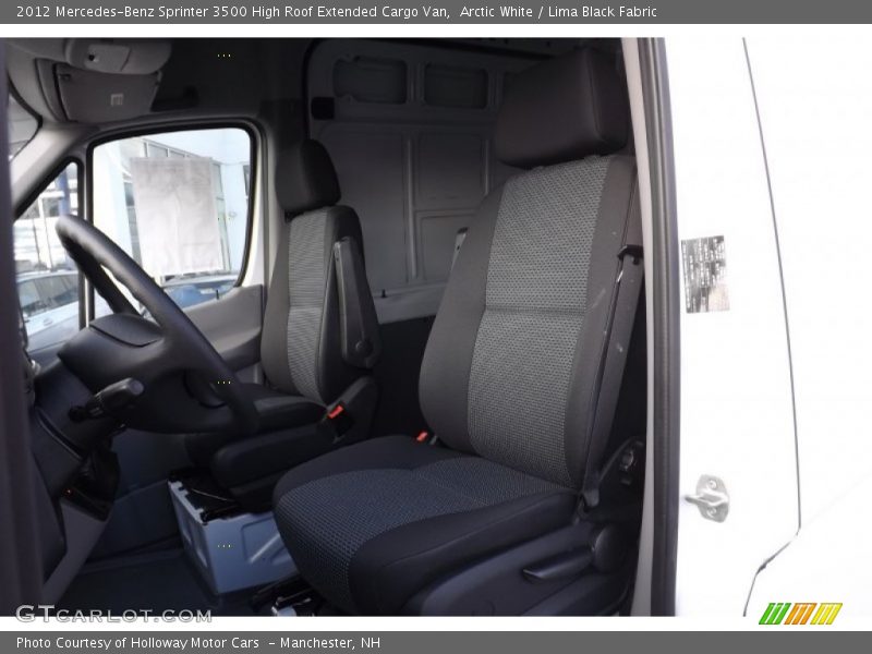 Arctic White / Lima Black Fabric 2012 Mercedes-Benz Sprinter 3500 High Roof Extended Cargo Van