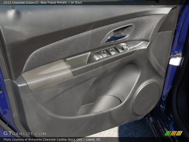 Blue Topaz Metallic / Jet Black 2013 Chevrolet Cruze LT