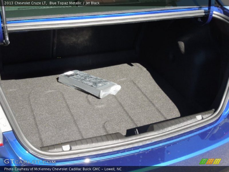 Blue Topaz Metallic / Jet Black 2013 Chevrolet Cruze LT