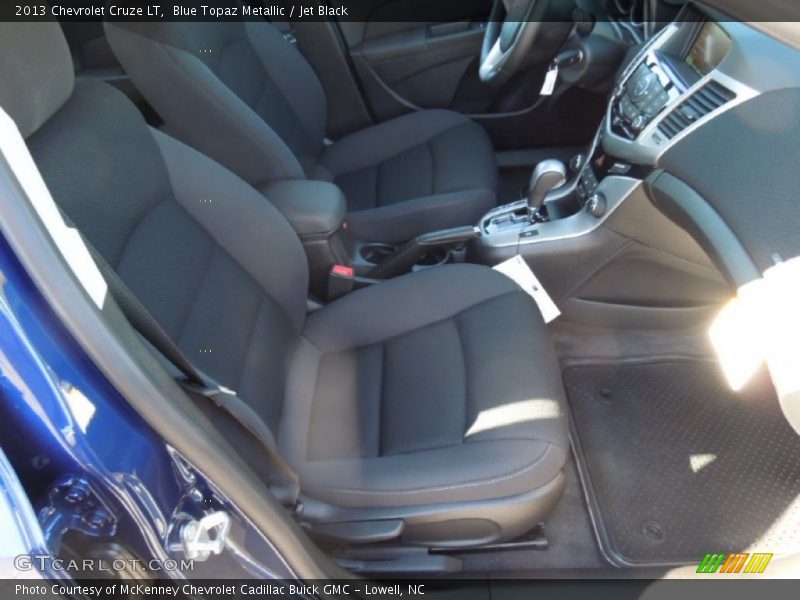 Blue Topaz Metallic / Jet Black 2013 Chevrolet Cruze LT