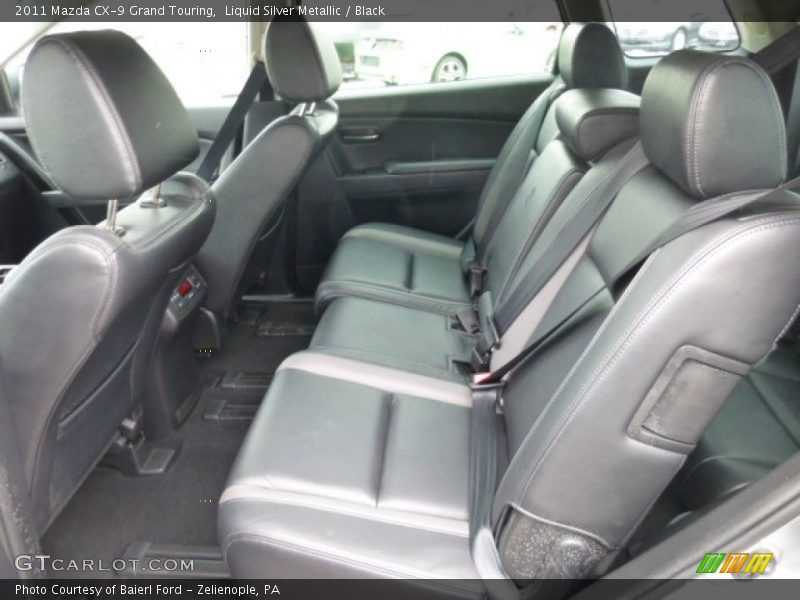 Liquid Silver Metallic / Black 2011 Mazda CX-9 Grand Touring