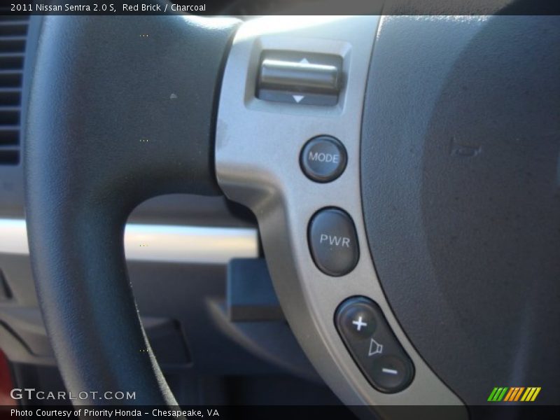 Red Brick / Charcoal 2011 Nissan Sentra 2.0 S