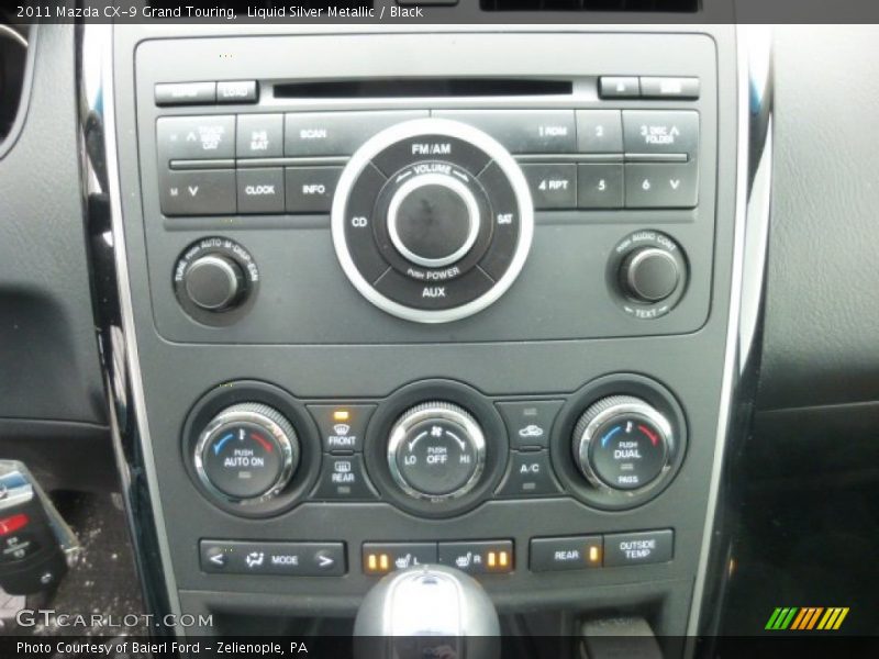 Liquid Silver Metallic / Black 2011 Mazda CX-9 Grand Touring