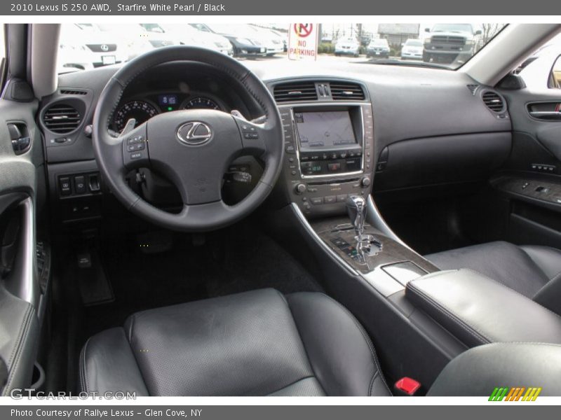 Black Interior - 2010 IS 250 AWD 