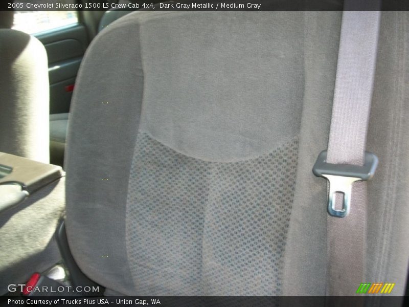 Dark Gray Metallic / Medium Gray 2005 Chevrolet Silverado 1500 LS Crew Cab 4x4