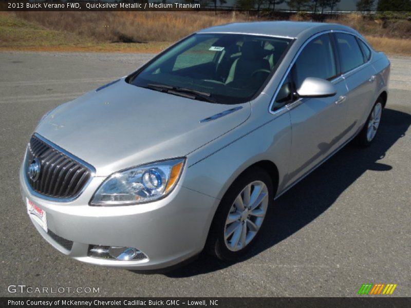 Quicksilver Metallic / Medium Titanium 2013 Buick Verano FWD