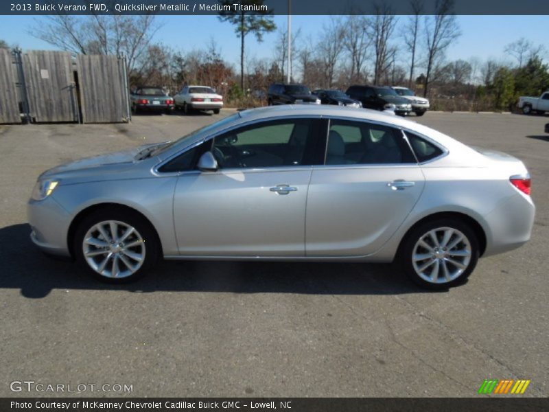 Quicksilver Metallic / Medium Titanium 2013 Buick Verano FWD