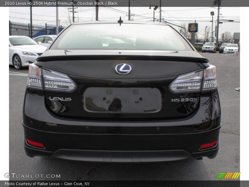 Obsidian Black / Black 2010 Lexus HS 250h Hybrid Premium