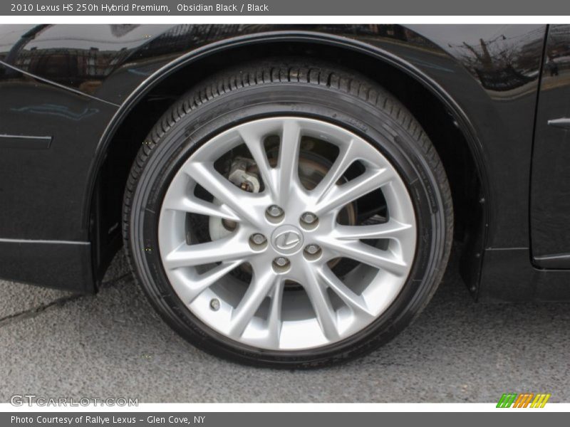 Obsidian Black / Black 2010 Lexus HS 250h Hybrid Premium