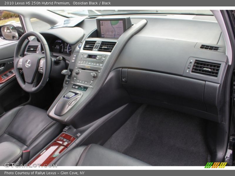 Obsidian Black / Black 2010 Lexus HS 250h Hybrid Premium