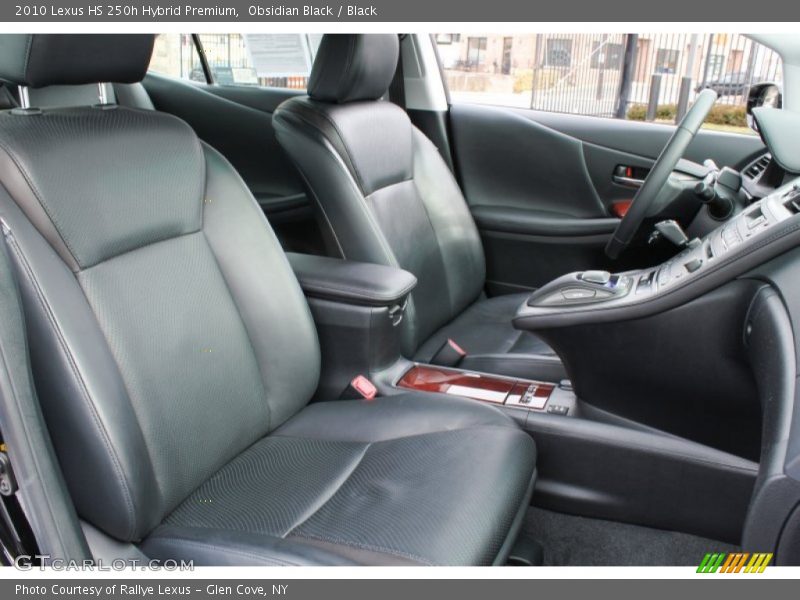 Obsidian Black / Black 2010 Lexus HS 250h Hybrid Premium