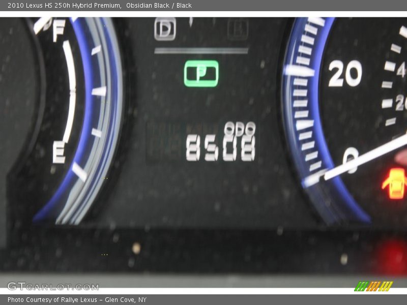 Obsidian Black / Black 2010 Lexus HS 250h Hybrid Premium