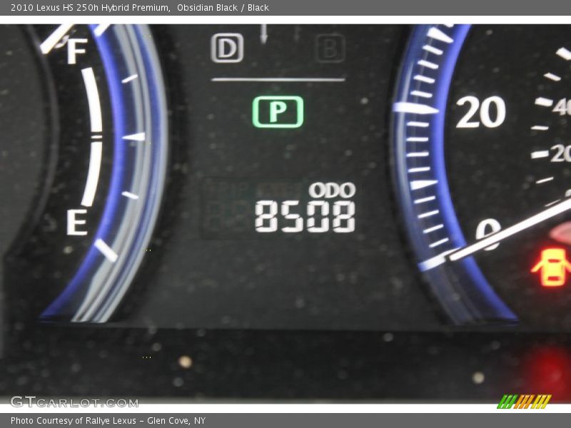 Obsidian Black / Black 2010 Lexus HS 250h Hybrid Premium