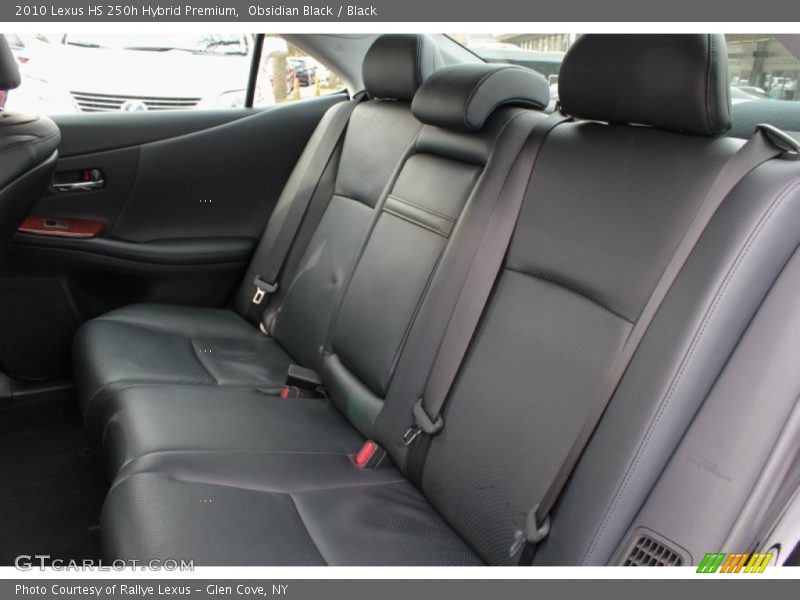 Obsidian Black / Black 2010 Lexus HS 250h Hybrid Premium