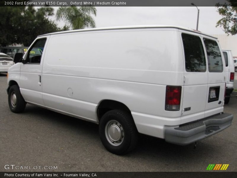 Oxford White / Medium Graphite 2002 Ford E Series Van E150 Cargo
