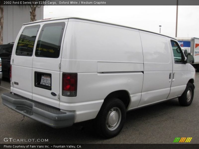 Oxford White / Medium Graphite 2002 Ford E Series Van E150 Cargo