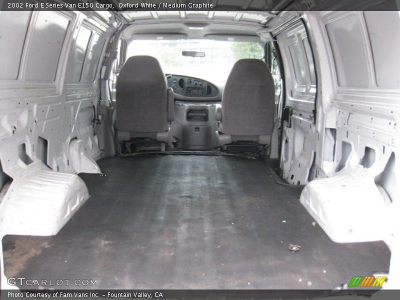 Oxford White / Medium Graphite 2002 Ford E Series Van E150 Cargo