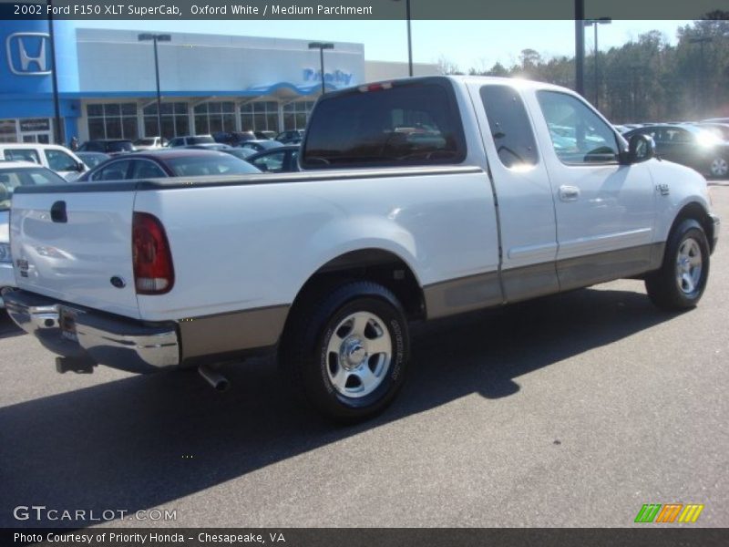 Oxford White / Medium Parchment 2002 Ford F150 XLT SuperCab