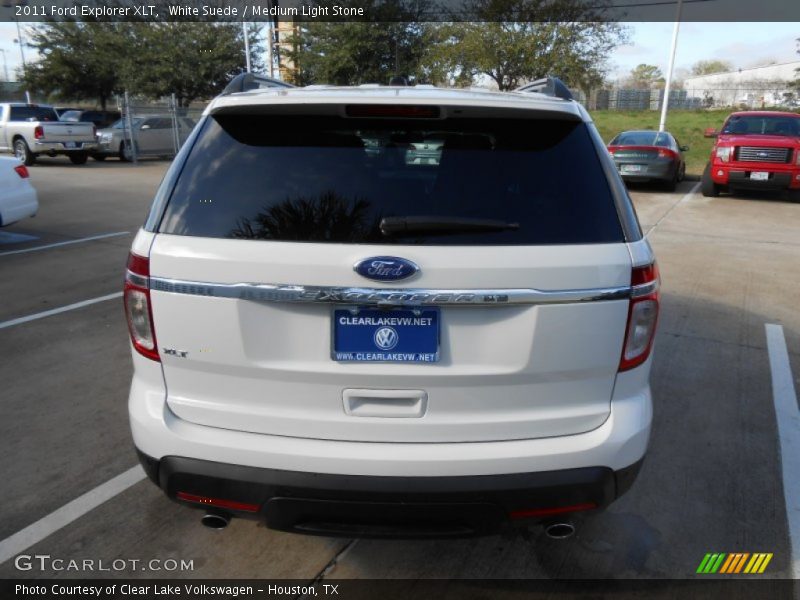 White Suede / Medium Light Stone 2011 Ford Explorer XLT
