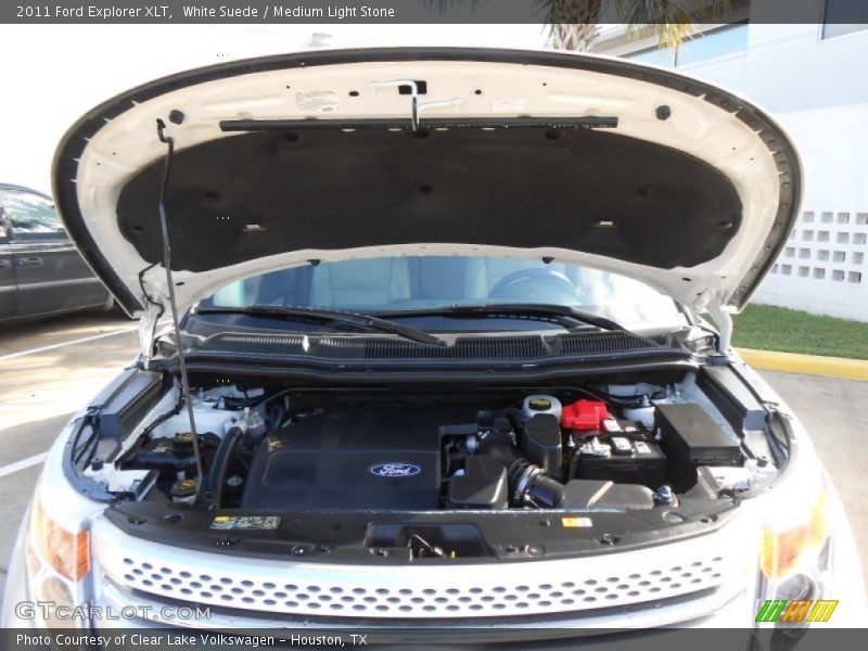 White Suede / Medium Light Stone 2011 Ford Explorer XLT