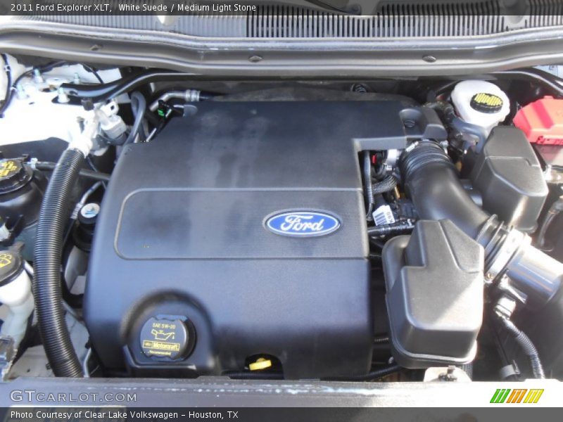 White Suede / Medium Light Stone 2011 Ford Explorer XLT
