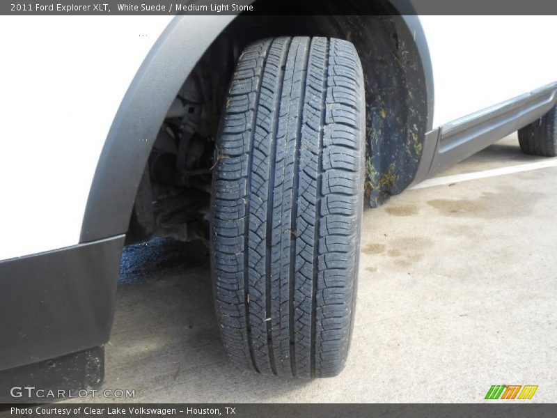 White Suede / Medium Light Stone 2011 Ford Explorer XLT