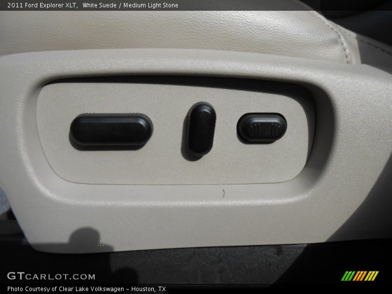 White Suede / Medium Light Stone 2011 Ford Explorer XLT